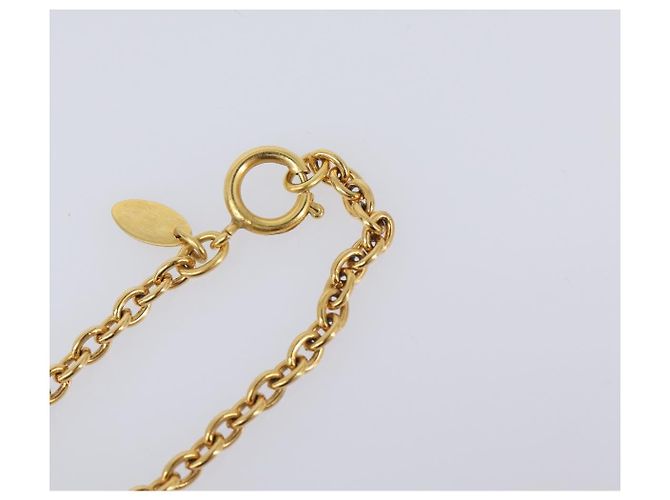 Collar CHANEL metal Gold CC Auth 205470M Dorado - vista 9