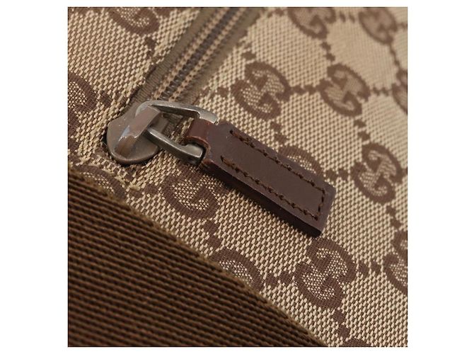 Borsa a Tracolla GUCCI GG Canvas Beige Silver 90477 Auth 206451 Argento - vista 26