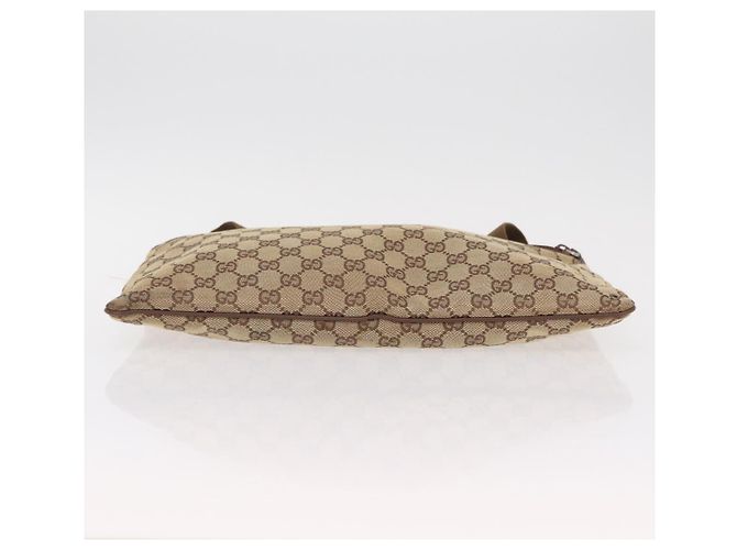 Borsa a Tracolla GUCCI GG Canvas Beige Silver 90477 Auth 206451 Argento - vista 6