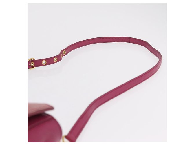 Borsa a mano Miu Miu Madras in pelle 2way Rosa Tono Oro Auth BA16083 - vista 20