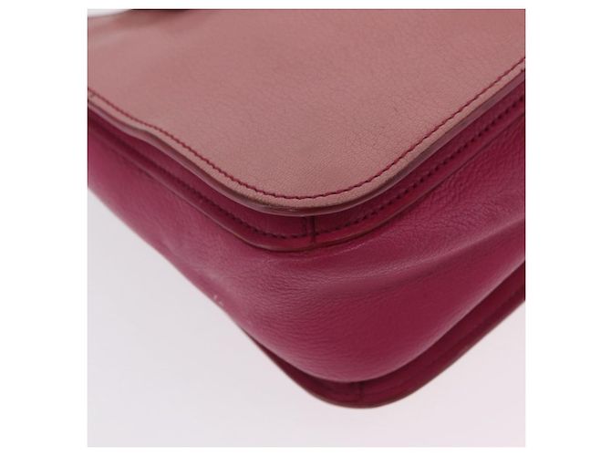 Borsa a mano Miu Miu Madras in pelle 2way Rosa Tono Oro Auth BA16083 - vista 23