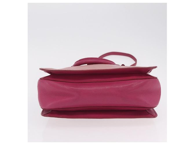 Borsa a mano Miu Miu Madras in pelle 2way Rosa Tono Oro Auth BA16083 - vista 7