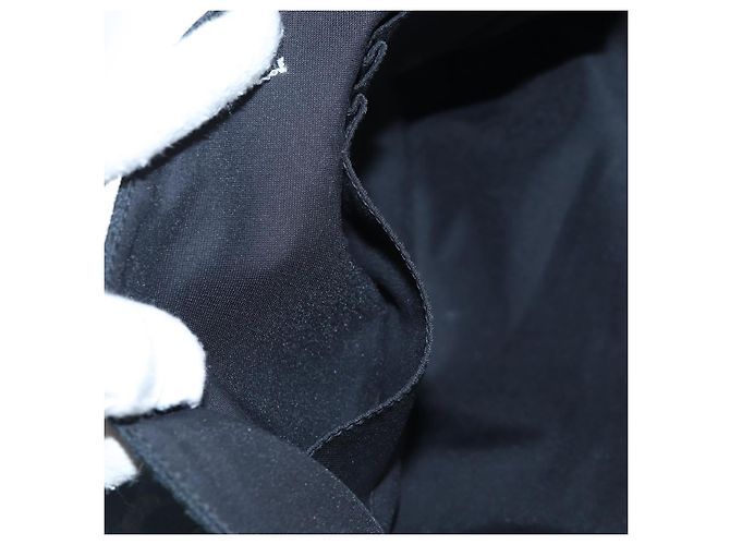 Bolsa de Ombro GUCCI GG Canvas Preta Prata 146236 Auth 205299V Preto - vista 25