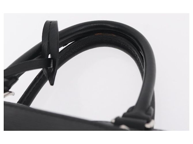 Borsa a mano LOUIS VUITTON Epi Vaneau MM Nera M51238 LV Auth ep16360V Nero - vista 15