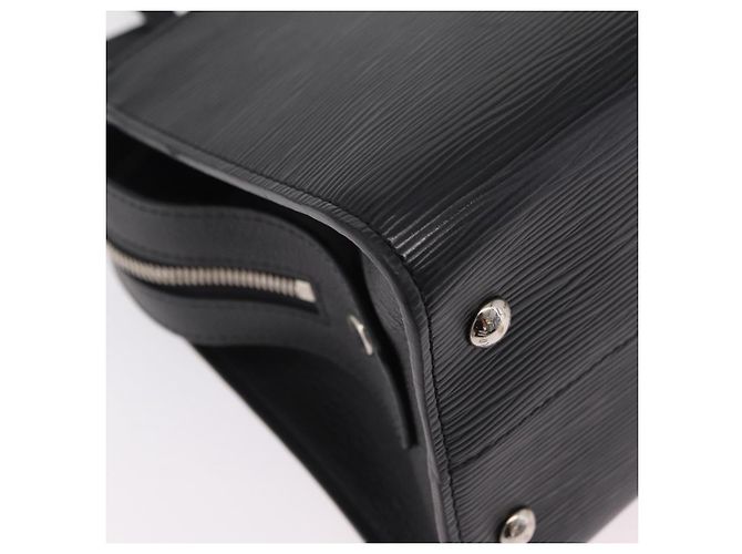 Borsa a mano LOUIS VUITTON Epi Vaneau MM Nera M51238 LV Auth ep16360V Nero - vista 17
