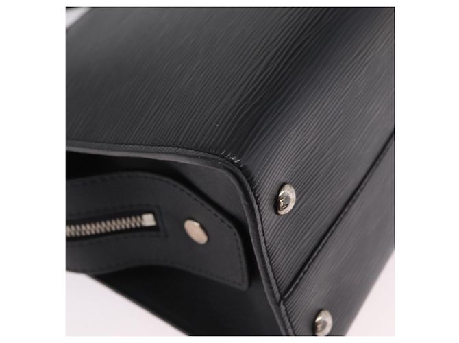 Borsa a mano LOUIS VUITTON Epi Vaneau MM Nera M51238 LV Auth ep16360V Nero - vista 19