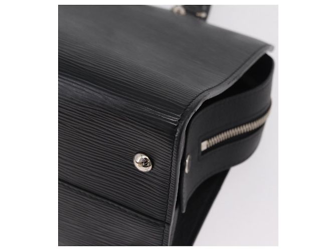Borsa a mano LOUIS VUITTON Epi Vaneau MM Nera M51238 LV Auth ep16360V Nero - vista 20