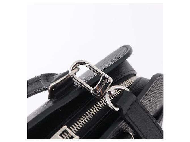 Borsa a mano LOUIS VUITTON Epi Vaneau MM Nera M51238 LV Auth ep16360V Nero - vista 22