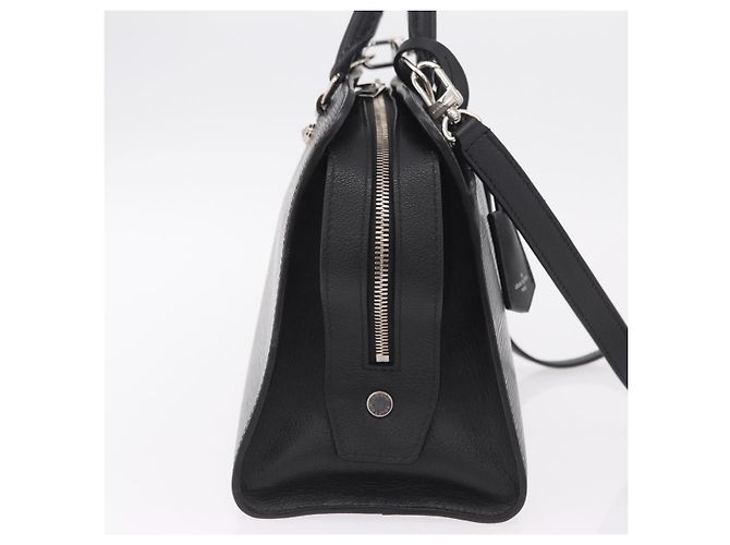 Borsa a mano LOUIS VUITTON Epi Vaneau MM Nera M51238 LV Auth ep16360V Nero - vista 4