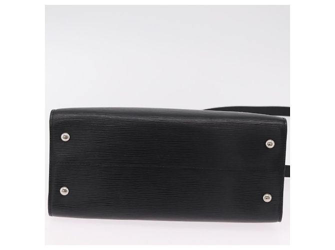 Borsa a mano LOUIS VUITTON Epi Vaneau MM Nera M51238 LV Auth ep16360V Nero - vista 5