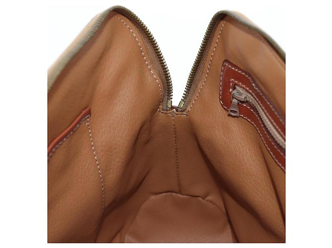 Céline CELINE Macadam Handtasche PVC 2way Braun Goldfarben Auth 207348V - Ansicht 24