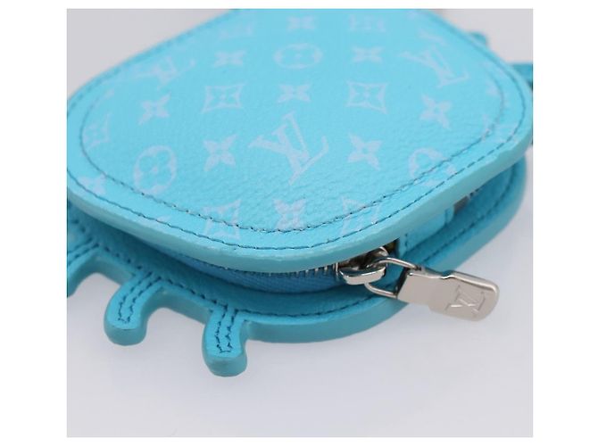 LOUIS VUITTON Monogram LV Crab Bag Charm Light Blue M01930 LV Auth 206668SM Bleu clair Monogramme - vue 14