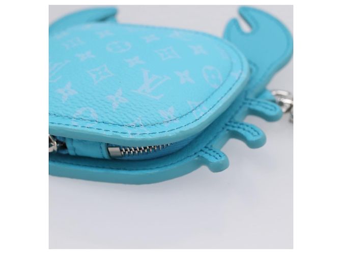 LOUIS VUITTON Monogram LV Crab Bag Charm Light Blue M01930 LV Auth 206668SM Bleu clair Monogramme - vue 7