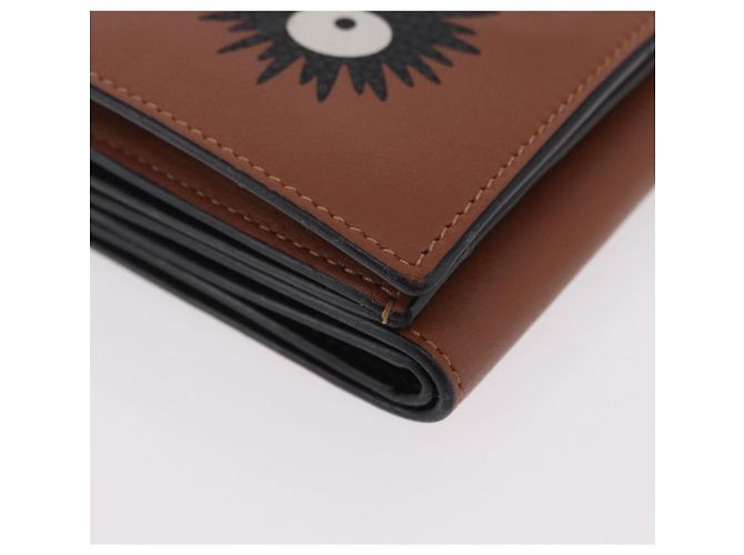 LOEWE Studio Ghibli Suswatari Cartera Cuero Brown Silver Auth 202509M Castaño Plata - vista 14
