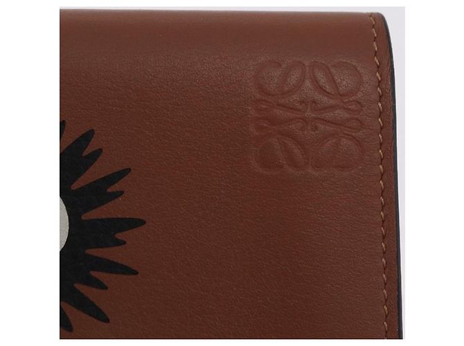 LOEWE Studio Ghibli Suswatari Cartera Cuero Brown Silver Auth 202509M Castaño Plata - vista 18