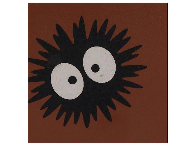 LOEWE Studio Ghibli Suswatari Cartera Cuero Brown Silver Auth 202509M Castaño Plata - vista 2