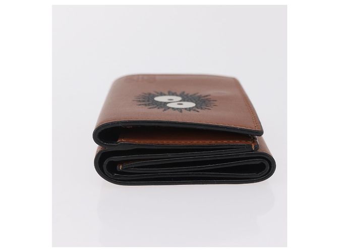 LOEWE Studio Ghibli Suswatari Cartera Cuero Brown Silver Auth 202509M Castaño Plata - vista 5