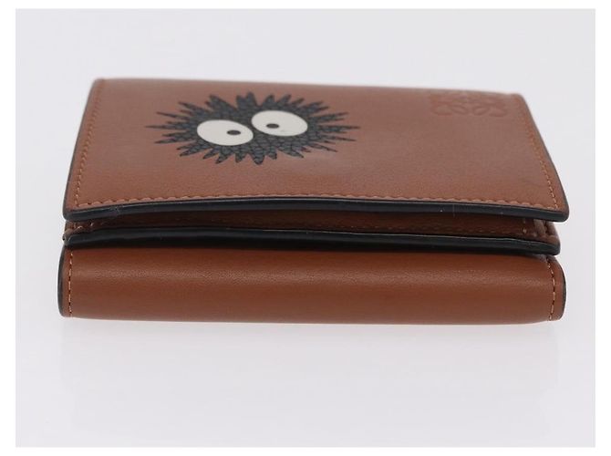LOEWE Studio Ghibli Suswatari Cartera Cuero Brown Silver Auth 202509M Castaño Plata - vista 7