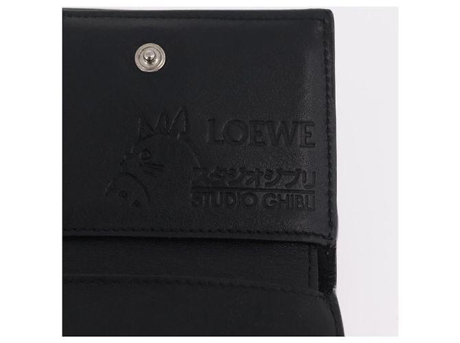 LOEWE Studio Ghibli Suswatari Cartera Cuero Brown Silver Auth 202509M Castaño Plata - vista 9