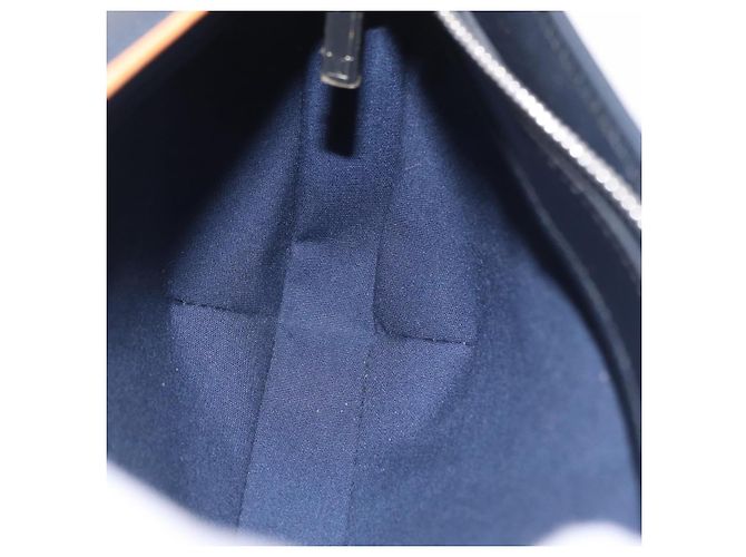 LOUIS VUITTON Monogram Mat Fowler Hand Bag Navy M55145 LV Auth 206717V Azul marino - vista 22