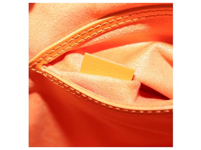 Borsa a mano LOUIS VUITTON Epi Alma Orange Mandarin M5214H LV Auth 204518V Arancione Grigio - vista 10