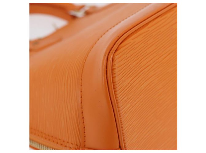 Borsa a mano LOUIS VUITTON Epi Alma Orange Mandarin M5214H LV Auth 204518V Arancione Grigio - vista 15