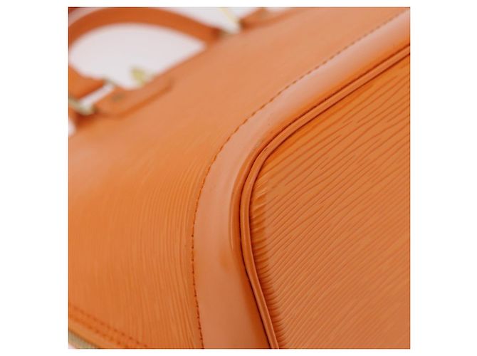 Borsa a mano LOUIS VUITTON Epi Alma Orange Mandarin M5214H LV Auth 204518V Arancione Grigio - vista 17