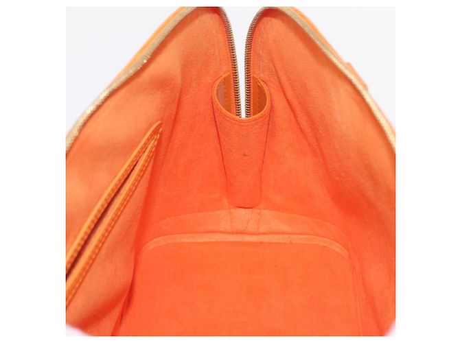Borsa a mano LOUIS VUITTON Epi Alma Orange Mandarin M5214H LV Auth 204518V Arancione Grigio - vista 22