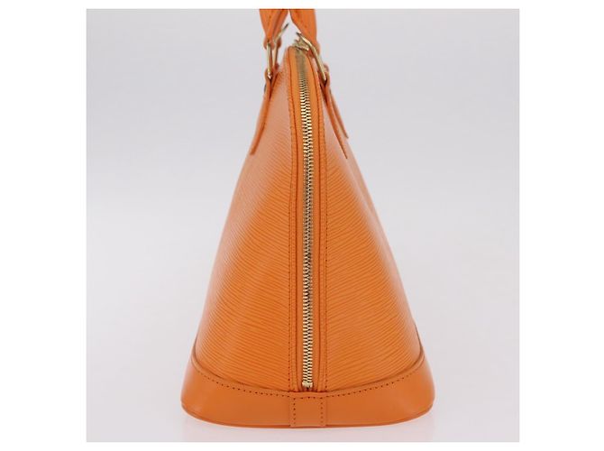 Borsa a mano LOUIS VUITTON Epi Alma Orange Mandarin M5214H LV Auth 204518V Arancione Grigio - vista 3