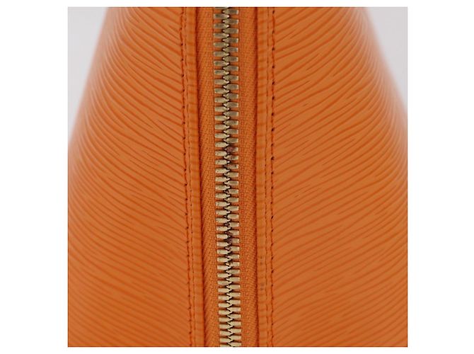 Borsa a mano LOUIS VUITTON Epi Alma Orange Mandarin M5214H LV Auth 204518V Arancione Grigio - vista 4