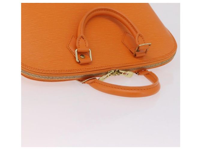 Borsa a mano LOUIS VUITTON Epi Alma Orange Mandarin M5214H LV Auth 204518V Arancione Grigio - vista 7