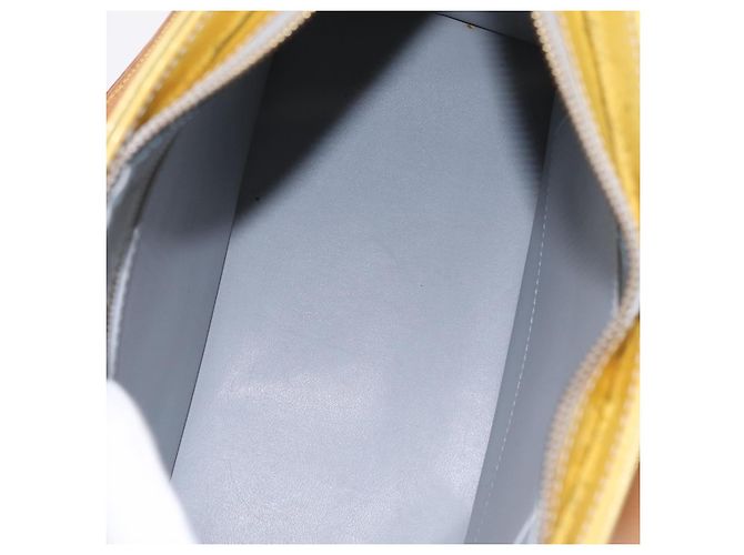 LOUIS VUITTON Monogram Vernis Houston Hand Bag Gris M91053 LV Auth 207601 - vista 11