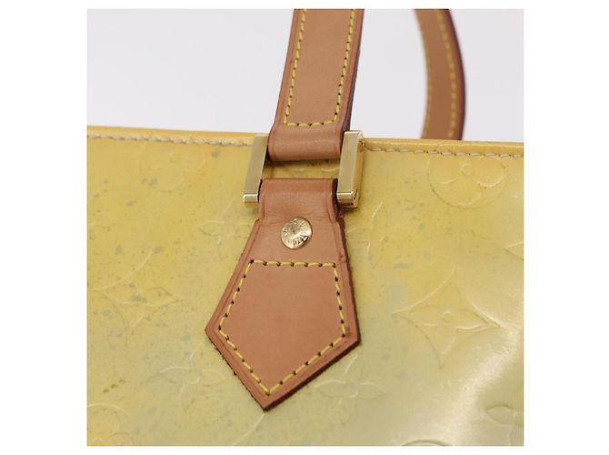 LOUIS VUITTON Monogram Vernis Houston Hand Bag Gris M91053 LV Auth 207601 - vista 19