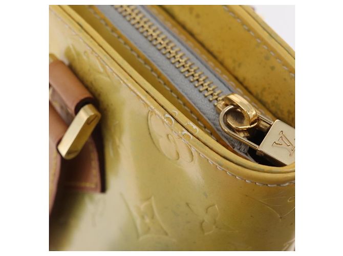 LOUIS VUITTON Monogram Vernis Houston Hand Bag Gris M91053 LV Auth 207601 - vista 20