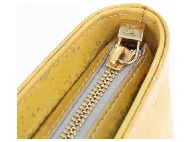 LOUIS VUITTON Monogram Vernis Houston Hand Bag Gris M91053 LV Auth 207601 - vista 21