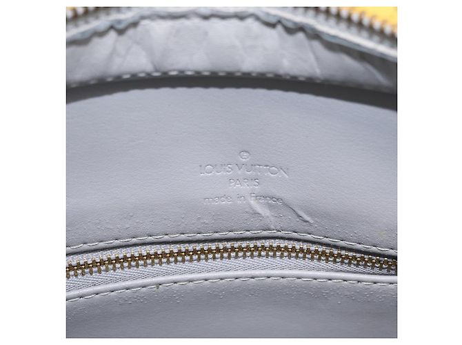 LOUIS VUITTON Monogram Vernis Houston Hand Bag Gris M91053 LV Auth 207601 - vista 22