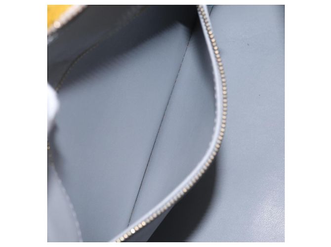 LOUIS VUITTON Monogram Vernis Houston Hand Bag Gris M91053 LV Auth 207601 - vista 26