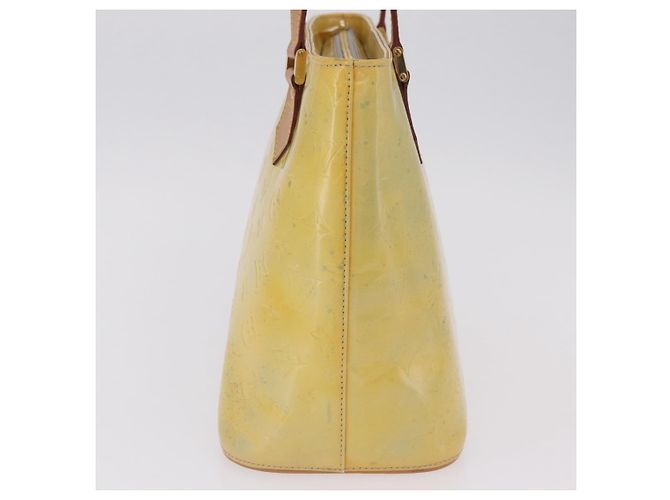 LOUIS VUITTON Monogram Vernis Houston Hand Bag Gris M91053 LV Auth 207601 - vista 5