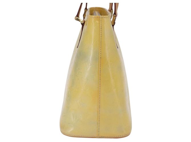 LOUIS VUITTON Monogram Vernis Houston Hand Bag Gris M91053 LV Auth 207601 - vista 6