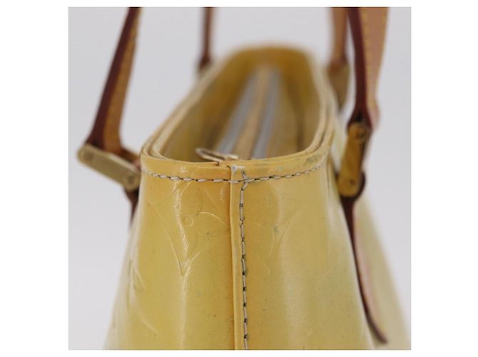 LOUIS VUITTON Monogram Vernis Houston Hand Bag Gris M91053 LV Auth 207601 - vista 7
