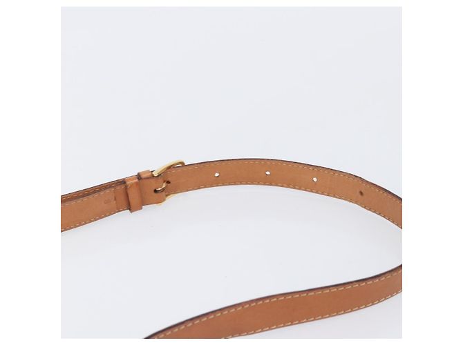 16 Céline Borsa a tracolla CELINE Macadam Canvas Horse Carriage PVC Beige Gold Auth 206923 D'oro - vista 9