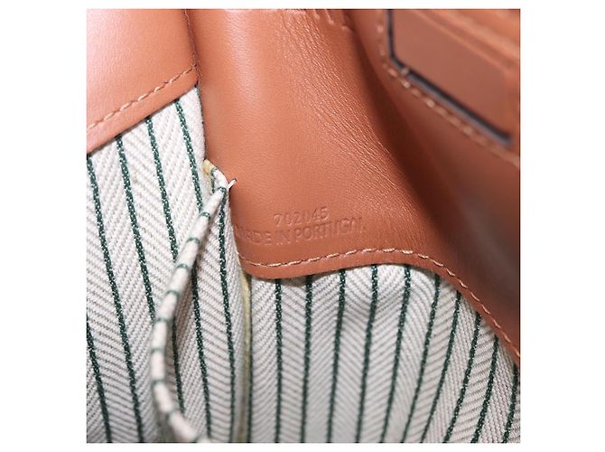 LOEWE Cushion Tote Bag Canvas Green Auth 202499A Grün - Ansicht 12