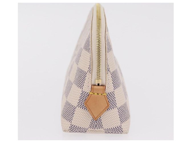 LOUIS VUITTON Damier Azur Pochette Cosmetic PM Pouch N60024 LV Auth 206359V - vista 3