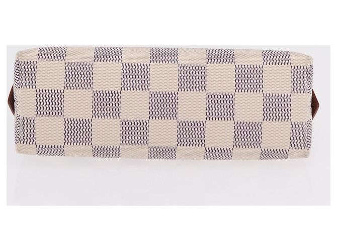 LOUIS VUITTON Damier Azur Pochette Cosmetic PM Pouch N60024 LV Auth 206359V - vista 7