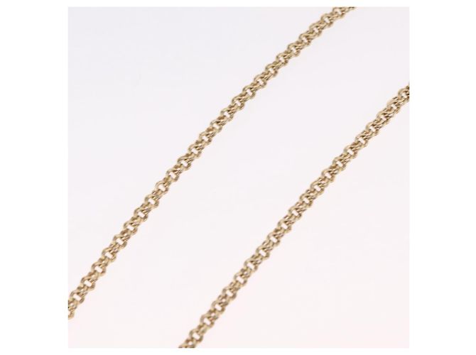 Collana Christian Dior Metallo Tono Oro Auth 206850 - vista 11