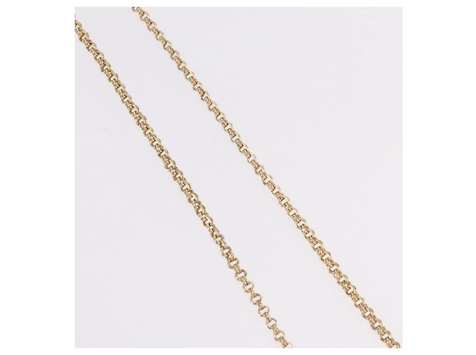 Collana Christian Dior Metallo Tono Oro Auth 206850 - vista 5