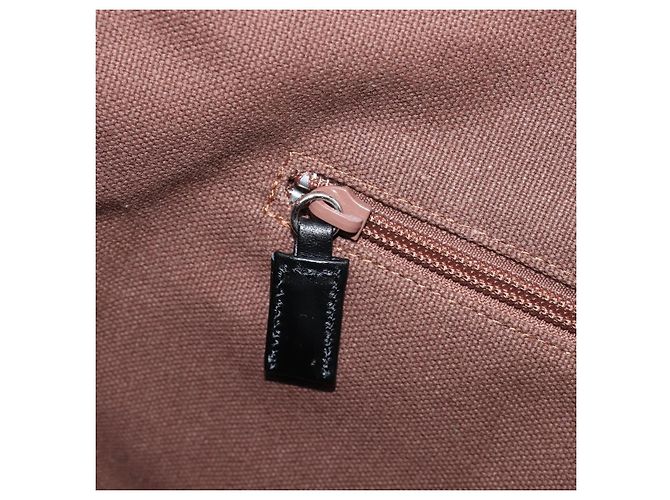 BURBERRY Nova Check Blue Label Tote Bag aus Wolle Beige Silber Auth 205370V - Ansicht 19