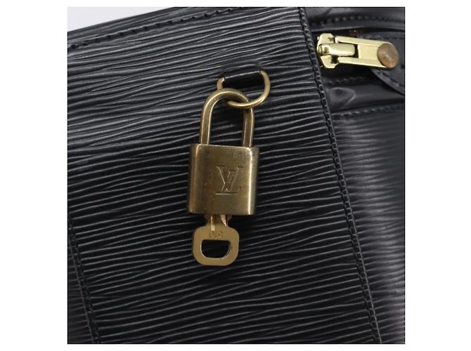 LOUIS VUITTON Epi Cannes Handtasche Schwarz M48032 LV Auth 205312V - Ansicht 18
