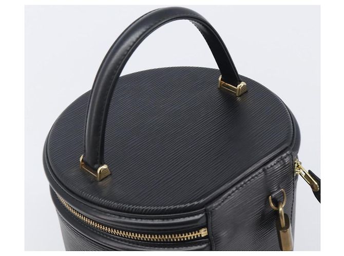 LOUIS VUITTON Epi Cannes Handtasche Schwarz M48032 LV Auth 205312V - Ansicht 6