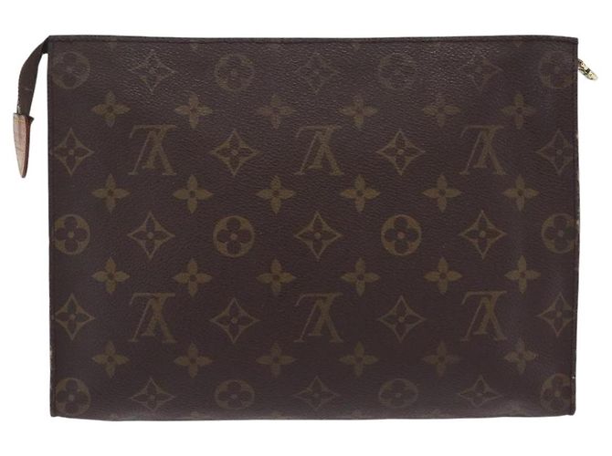 LOUIS VUITTON Monogram Poche Toilette 26 Pouch M47542 LV Auth 205361 Monogramma - vista 2